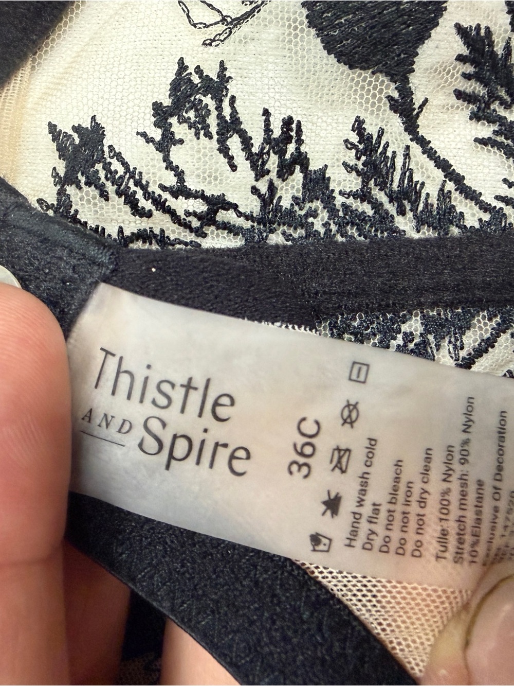 NWT Thistle and Spire Verona Longline Mesh Bustier - 36C - Picture 4 of 5